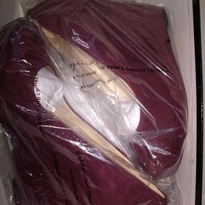 Nine West Maroon Wedges